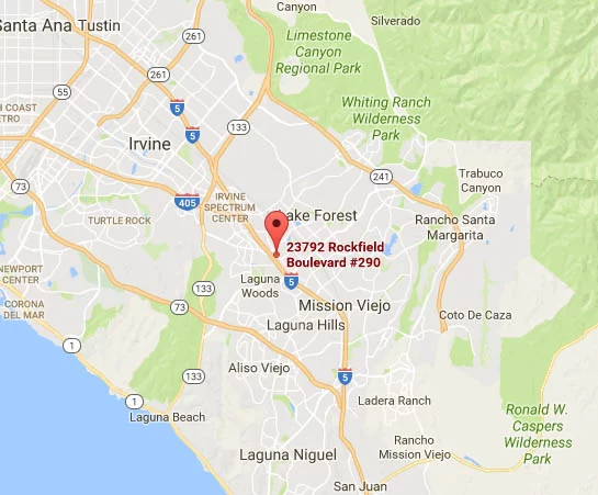 Orange County Location Map